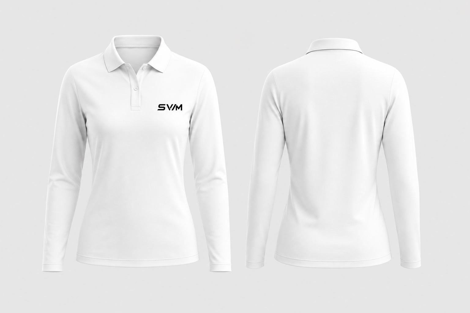 Basic Polo Langarm- Knopfleiste