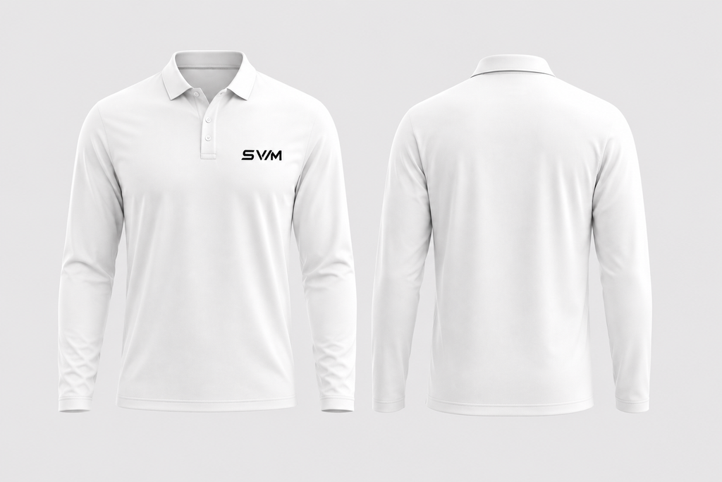 Basic Polo Langarm- Knopfleiste