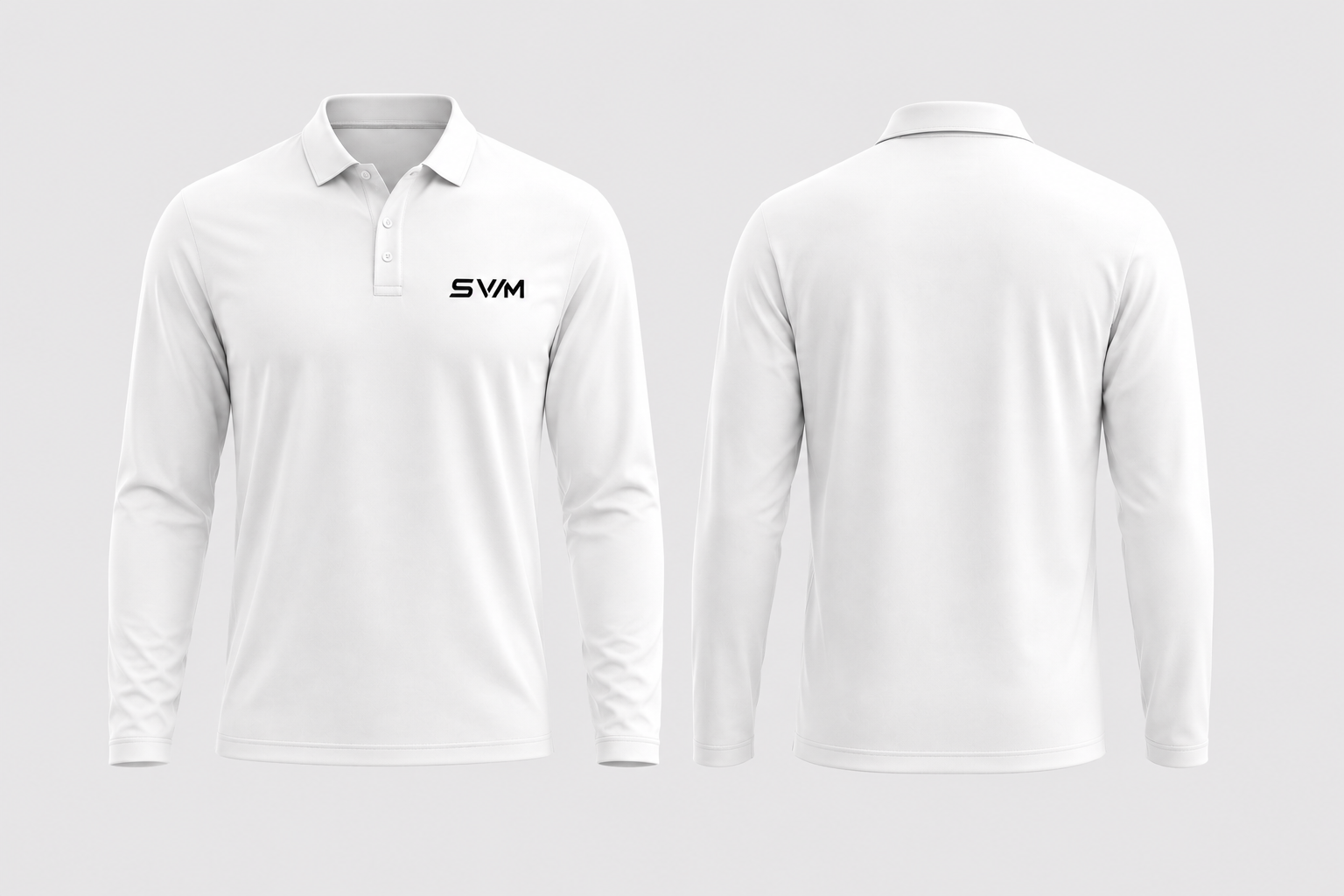 Basic Polo Langarm- Knopfleiste