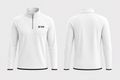 Quater-Zip Raglan - mit Kragen/Reisverschluss