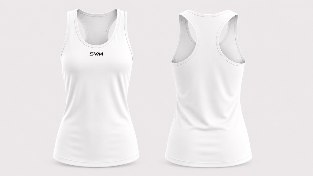 Basic Tanktop - Rundhalsausschnitt & Rundrücken