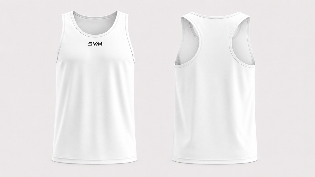 Basic Tanktop - Rundhalsausschnitt & Rundrücken