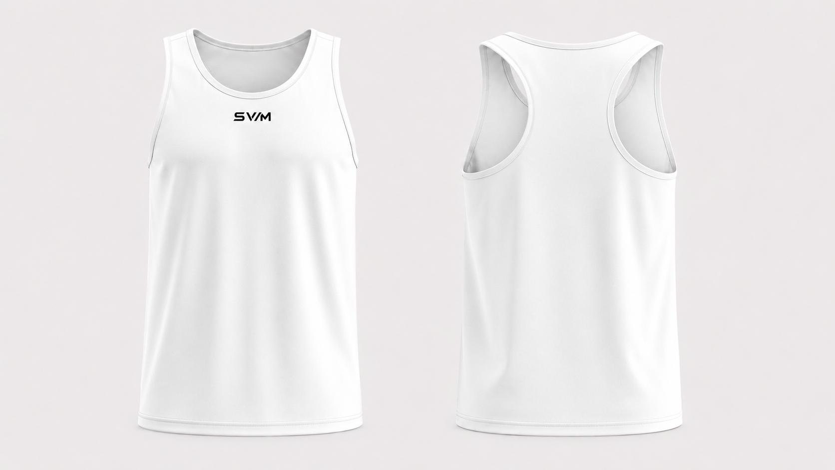 Basic Tanktop - Rundhalsausschnitt & Rundrücken